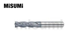 XAL涂层硬质合金 平头型立铣刀 4刃/刃长3D(标准)型