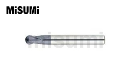 XAL涂层硬质合金 球头型立铣刀 2刃/短刃型