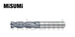 ALC涂层硬质合金 平头型立铣刀 4刃/尖角/尖角保护/长刃型
