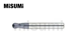 ALC涂层硬质合金 球头型立铣刀 2刃/短刃型・标准型