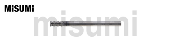 GCP涂层硬质合金 圆弧角型立铣刀 高速加工/4刃/刃长2.5D型