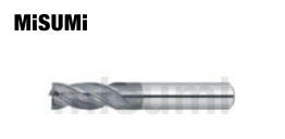 XAL涂层硬质合金 平头型立铣刀 4刃/刃长2D(短刃)型