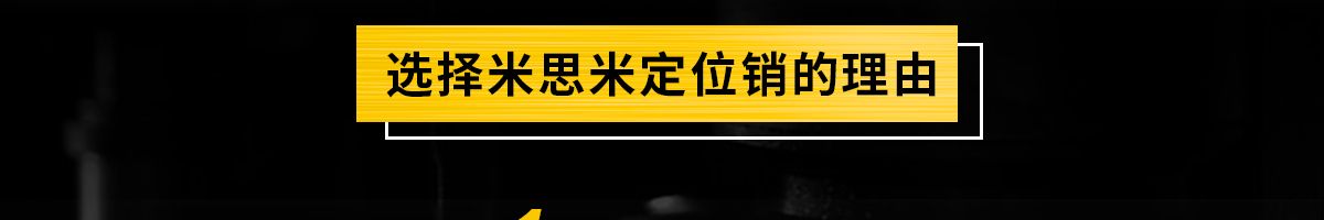 选择米思米定位销的理由