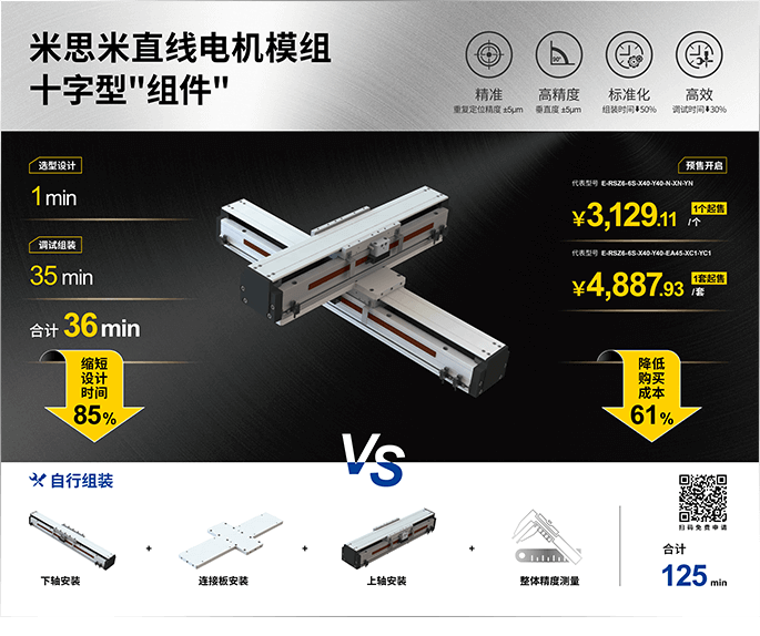 直线电机十字型
