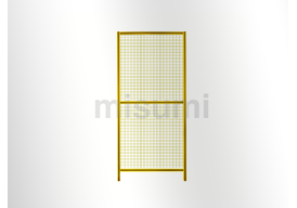 标准尺寸 安全围栏门组件 (4040轻型黄色)