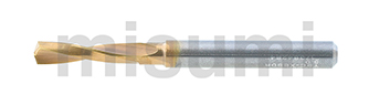 高硬度钢加工用立铣刀柄型/超短刃型・标准型硬质合金钻头
