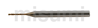 高硬度钢加工用小径/立铣刀柄型/超短刃型・标准型硬质合金钻头
