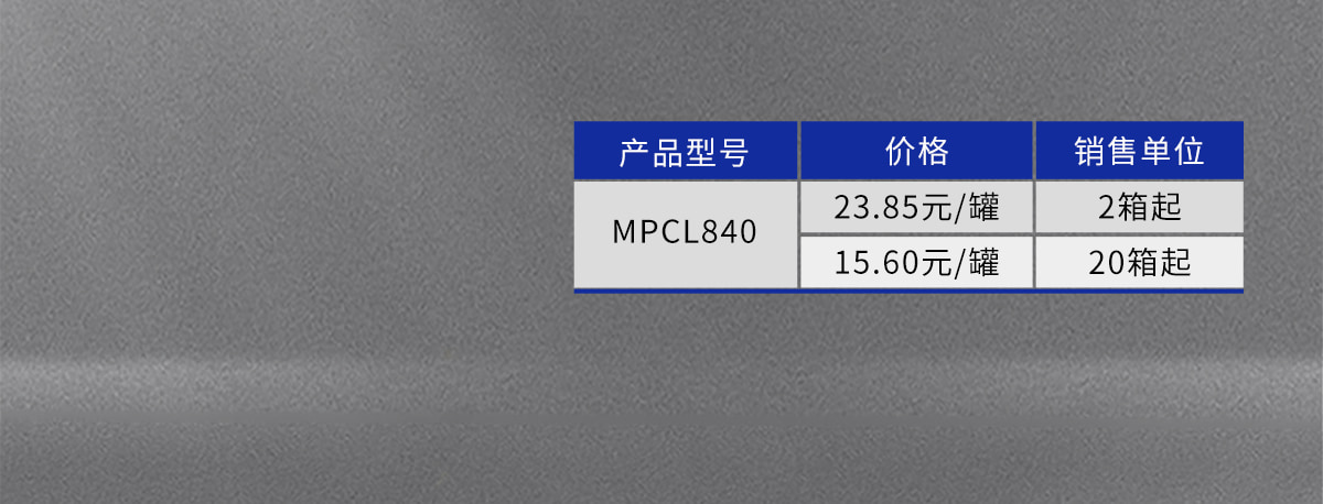产品型号MPCL840