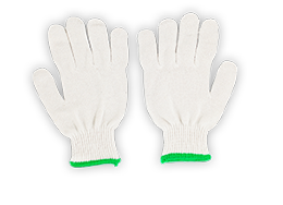 环保耐磨再生
																棉纱线手套