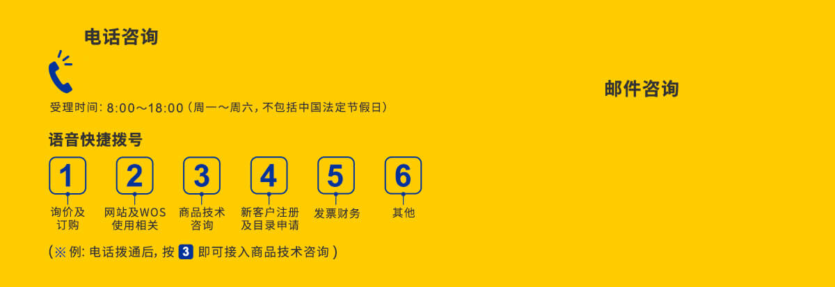 电话咨询 邮箱咨询