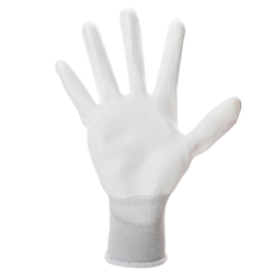 白涤纶PU手套