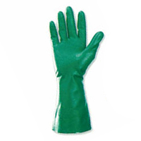 绿色丁腈防化手套