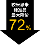 较米思米标准品最大降价72%