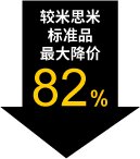 较米思米标准品最大降价82%