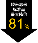 较米思米标准品最大降价81%