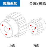 規格追加　金属/樹脂対応